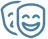 icon of theater masks