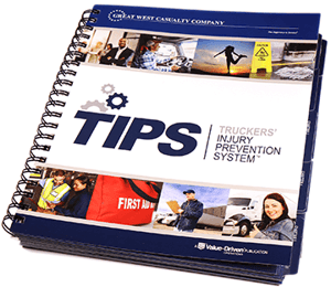 Truckers' injury prevention system manual