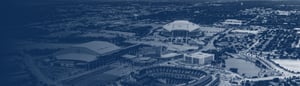 Aerial view of Arlington Texas