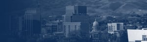 Aerial view of Boise Idaho