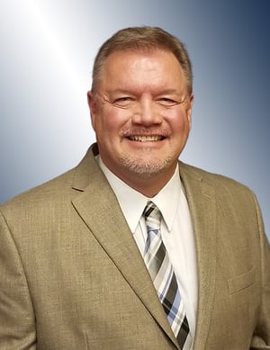 Mike Gustafson w GW background